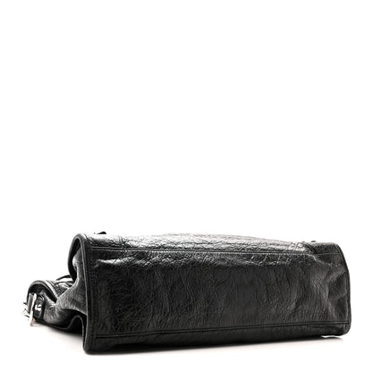 Balenciaga Agneau Classic Silver Hardware City Black 5 of 11