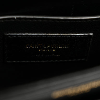Saint Laurent Smooth Calfskin Small Solferino Satchel Black 6 of 16