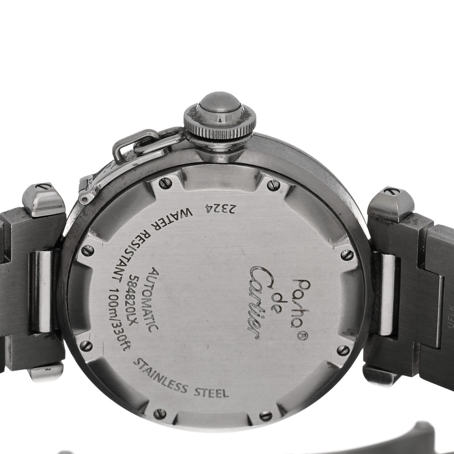 Cartier Stainless Steel 35mm Pasha C Automatic Watch 4 of 4