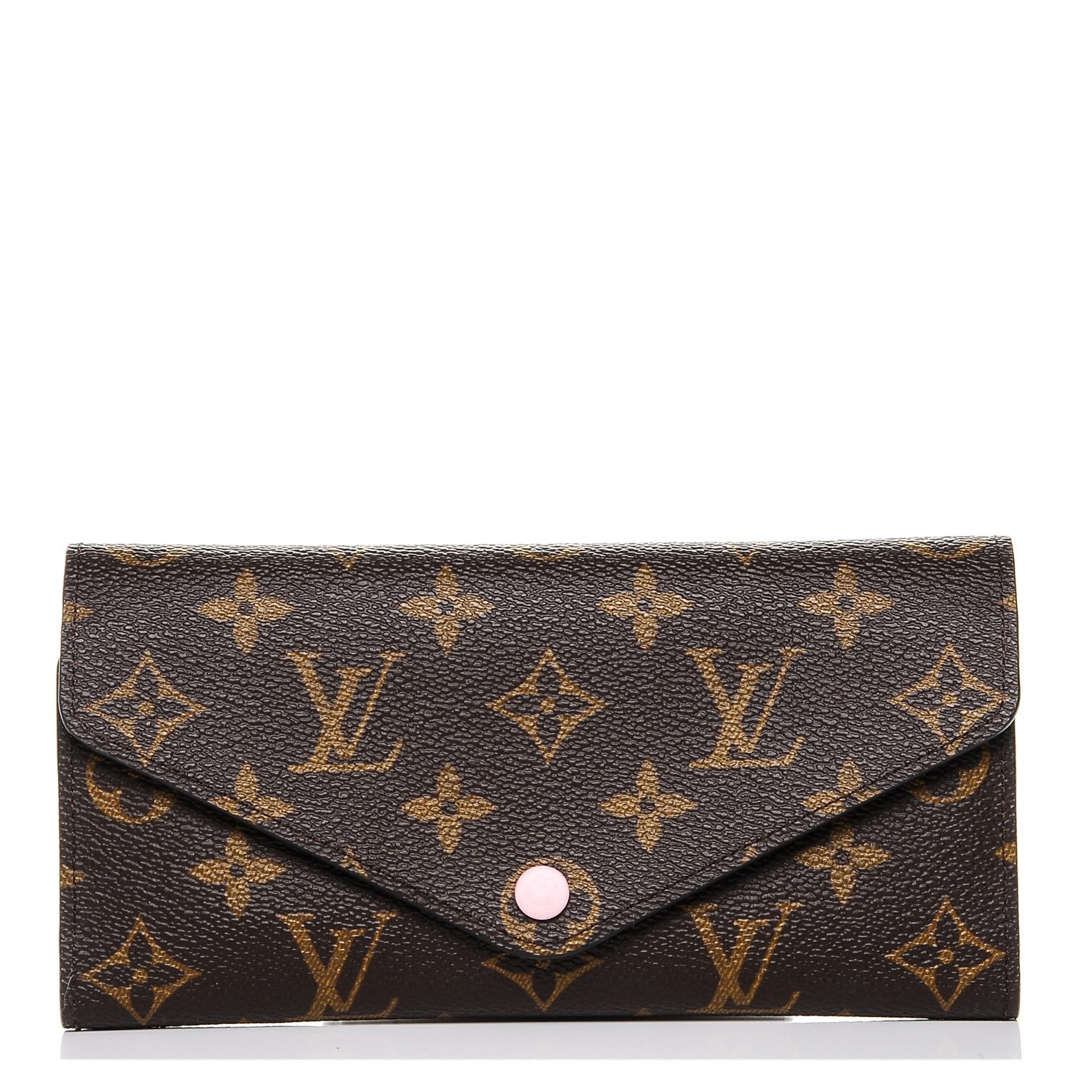 Louis Vuitton Monogram Josephine Wallet Rose Ballerine 1 of 6