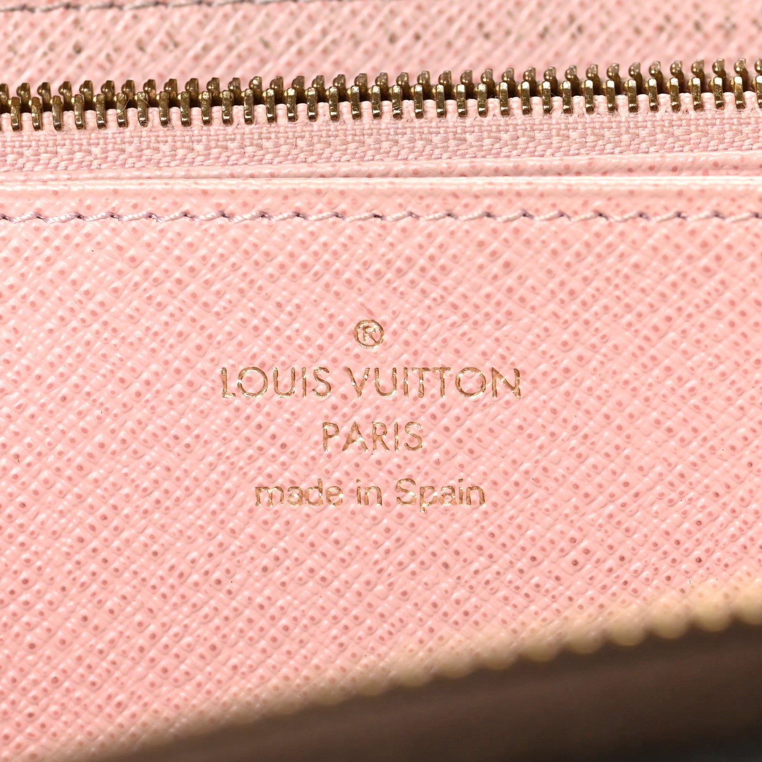 Louis Vuitton Damier Ebene Zippy Wallet Rose Ballerine 6 of 6