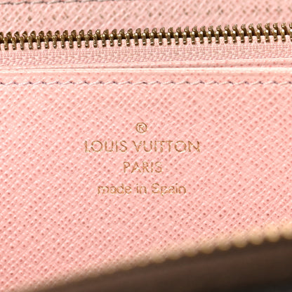 Louis Vuitton Damier Ebene Zippy Wallet Rose Ballerine 6 of 6
