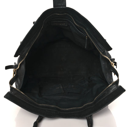 Saint Laurent Sheepskin Large Cabas ChYc Black 5 of 12