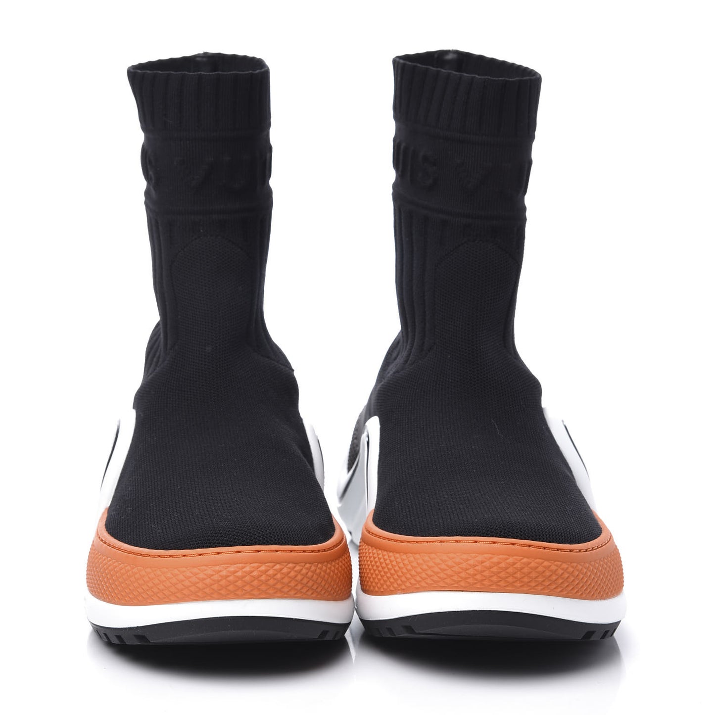Stretch Textile LV Archlight Sneaker Boots 35.5 Black Orange