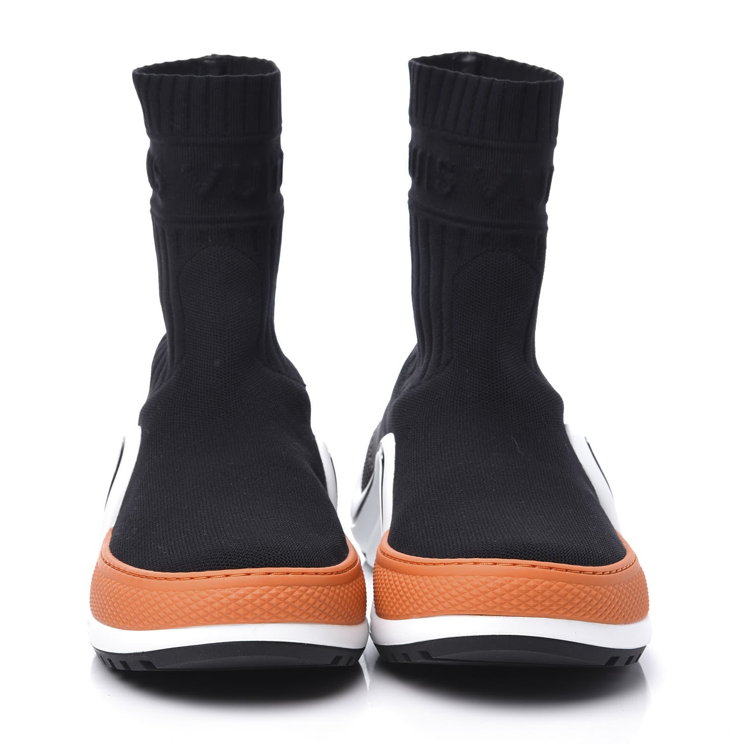 Louis Vuitton Stretch Textile LV Archlight Sneaker Boots 35.5 Black Orange 3 of 11