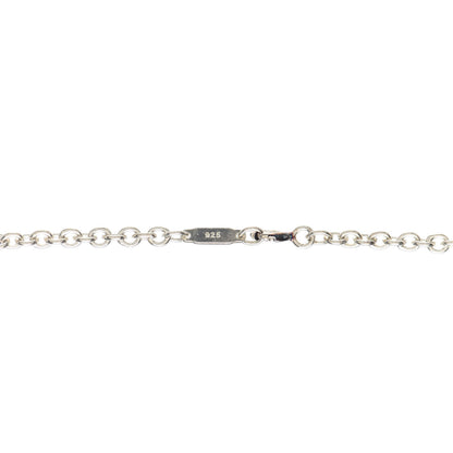 Tiffany Sterling Silver Oval Key Pendant Necklace 4 of 4