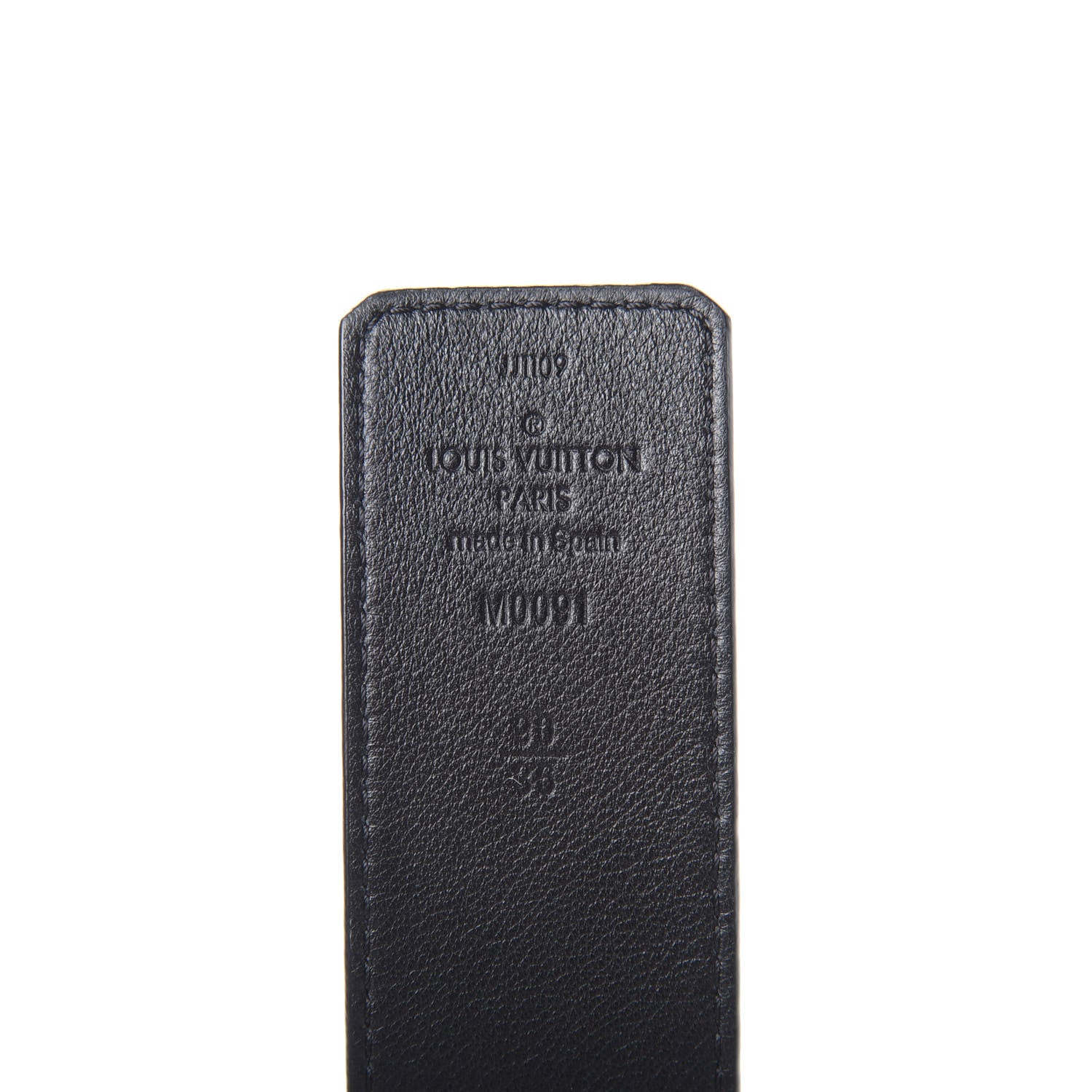 Louis Vuitton Calfskin Monogram 40mm LV Initiales Reversible Belt 90 36 Blue 3 of 6