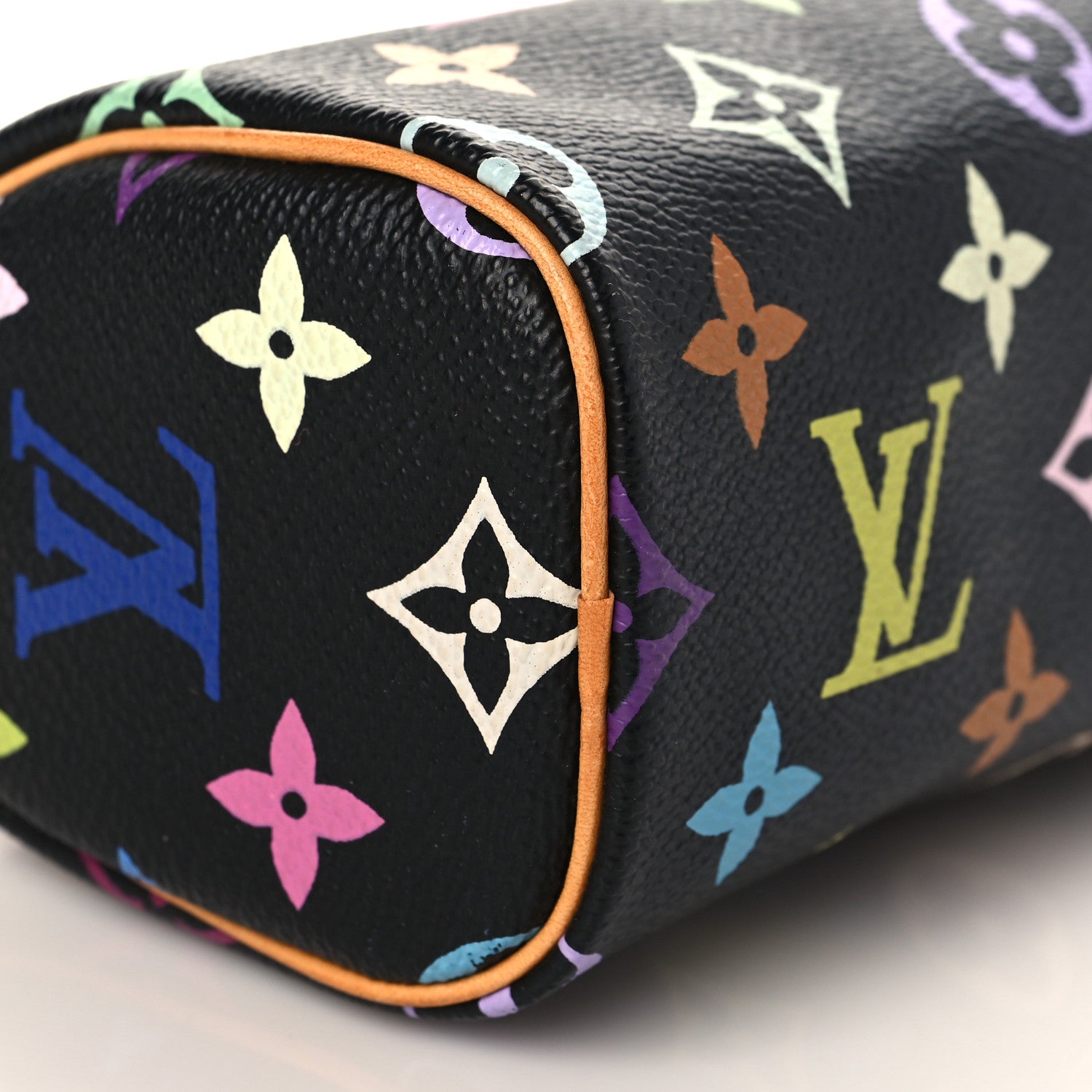 Louis Vuitton Monogram Multicolor Mini Sac HL Speedy Black 7 of 8