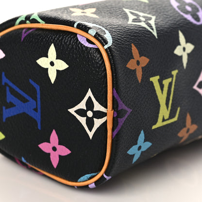 Louis Vuitton Monogram Multicolor Mini Sac HL Speedy Black 7 of 8