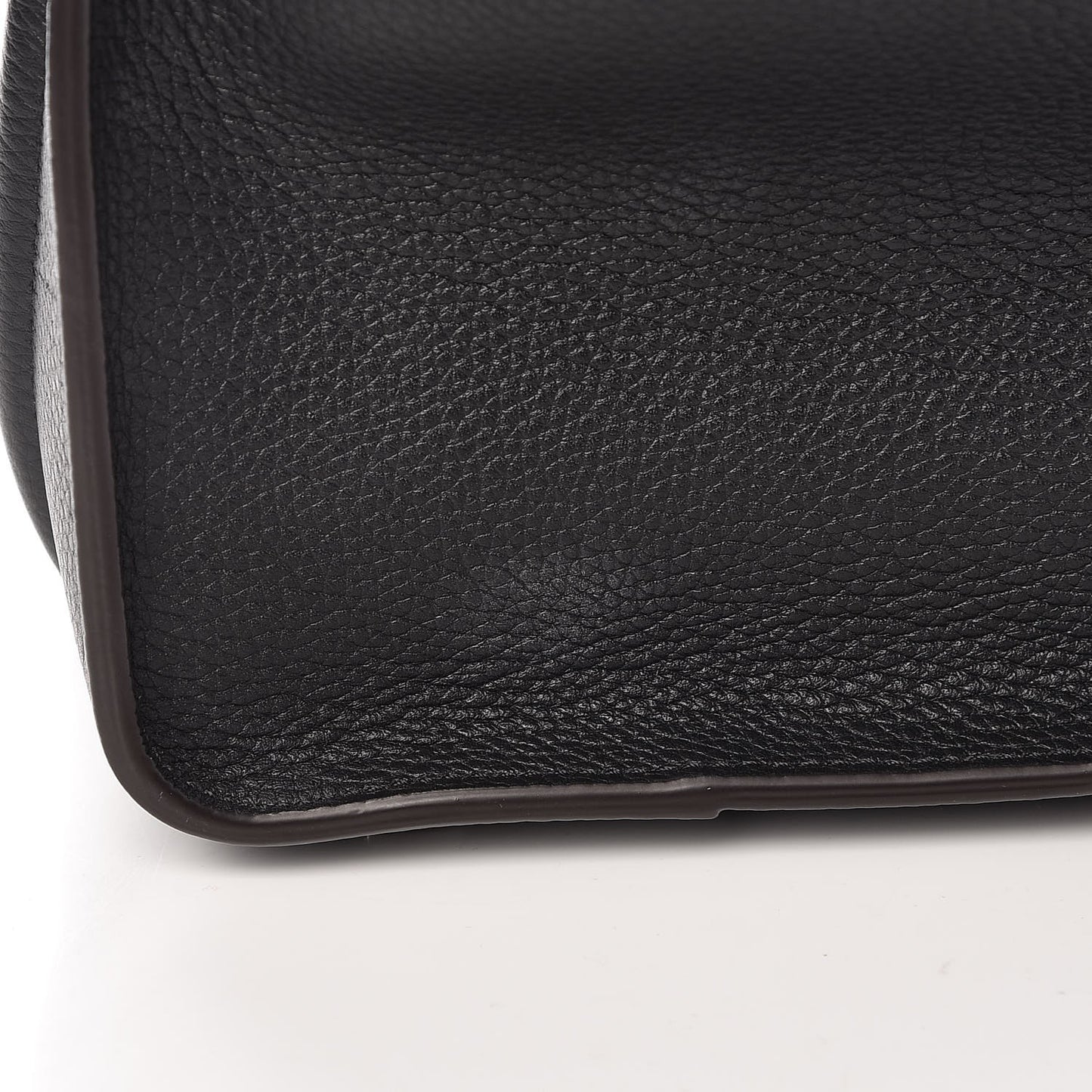 Drummed Calfskin Mini Luggage Black