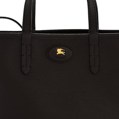 Burberry Grainy Calfskin Mini Reversible Tote Peat Sand 12 of 16