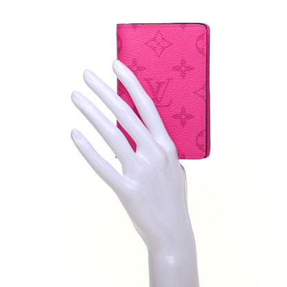 Louis Vuitton Taigarama Pocket Organizer NM Fuchsia 2 of 8
