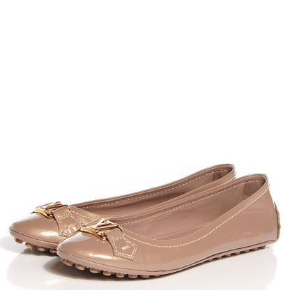 Louis Vuitton Patent Calfskin Oxford Ballerina Flats 36.5 Rose Poudre 3 of 7