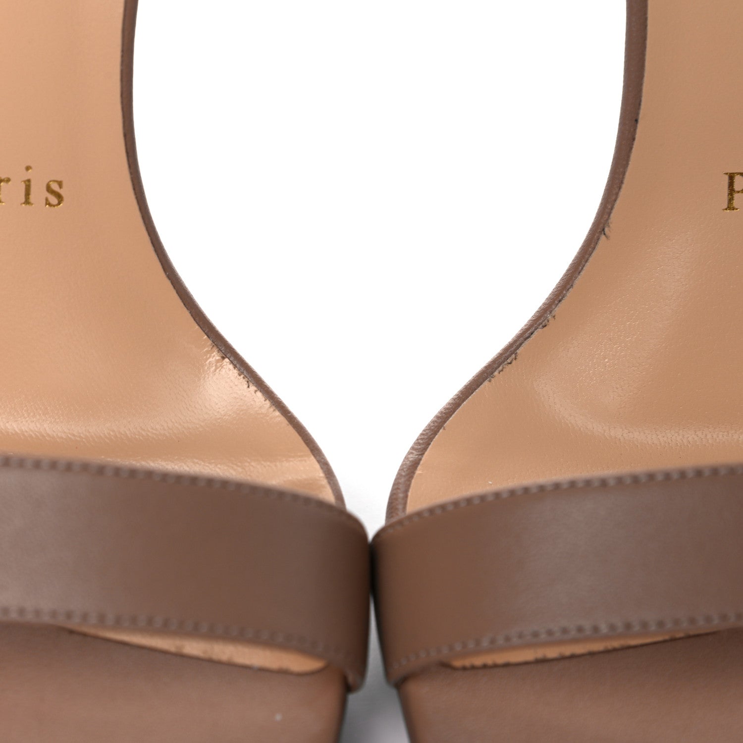 Christian Louboutin Nappa Loubi Queen 120 Pumps 37 Nude 8 of 13