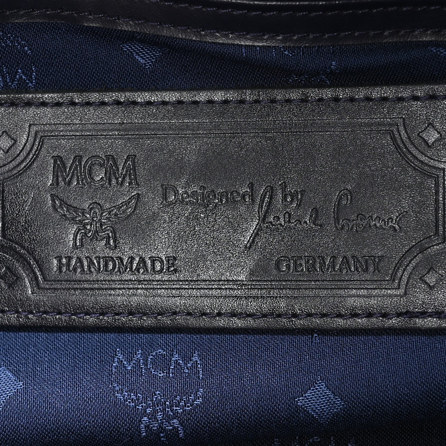 MCM Visetos Weekender Duffle Bag White 5 of 9