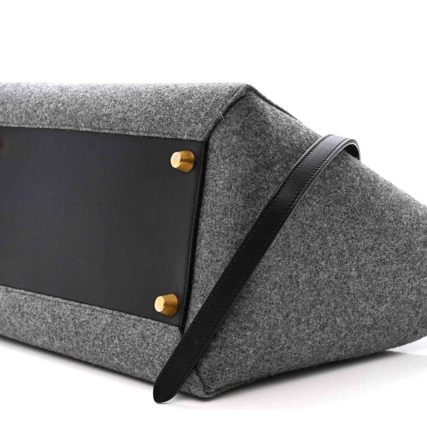 Celine Felt Smooth Calfskin Mini Belt Bag Grey 9 of 9