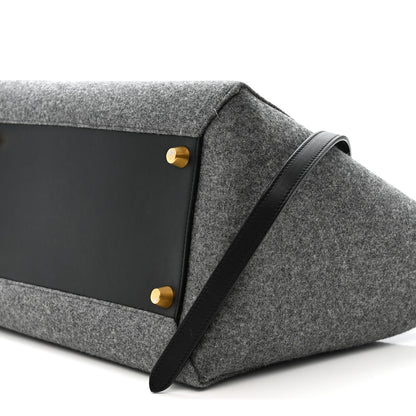 Celine Felt Smooth Calfskin Mini Belt Bag Grey 9 of 9