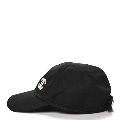 Chanel Cotton CC Cap Hat Black 6 of 9