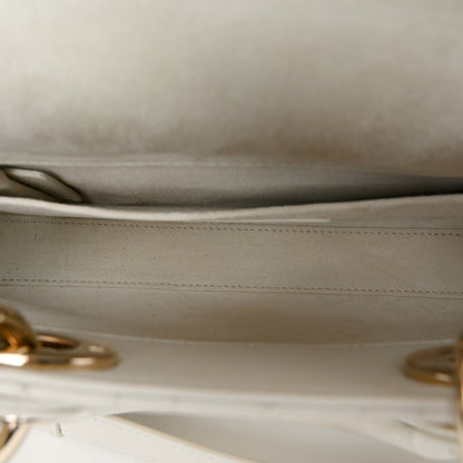 Christian Dior Lambskin Cannage Small Lady D-Joy Latte 5 of 11