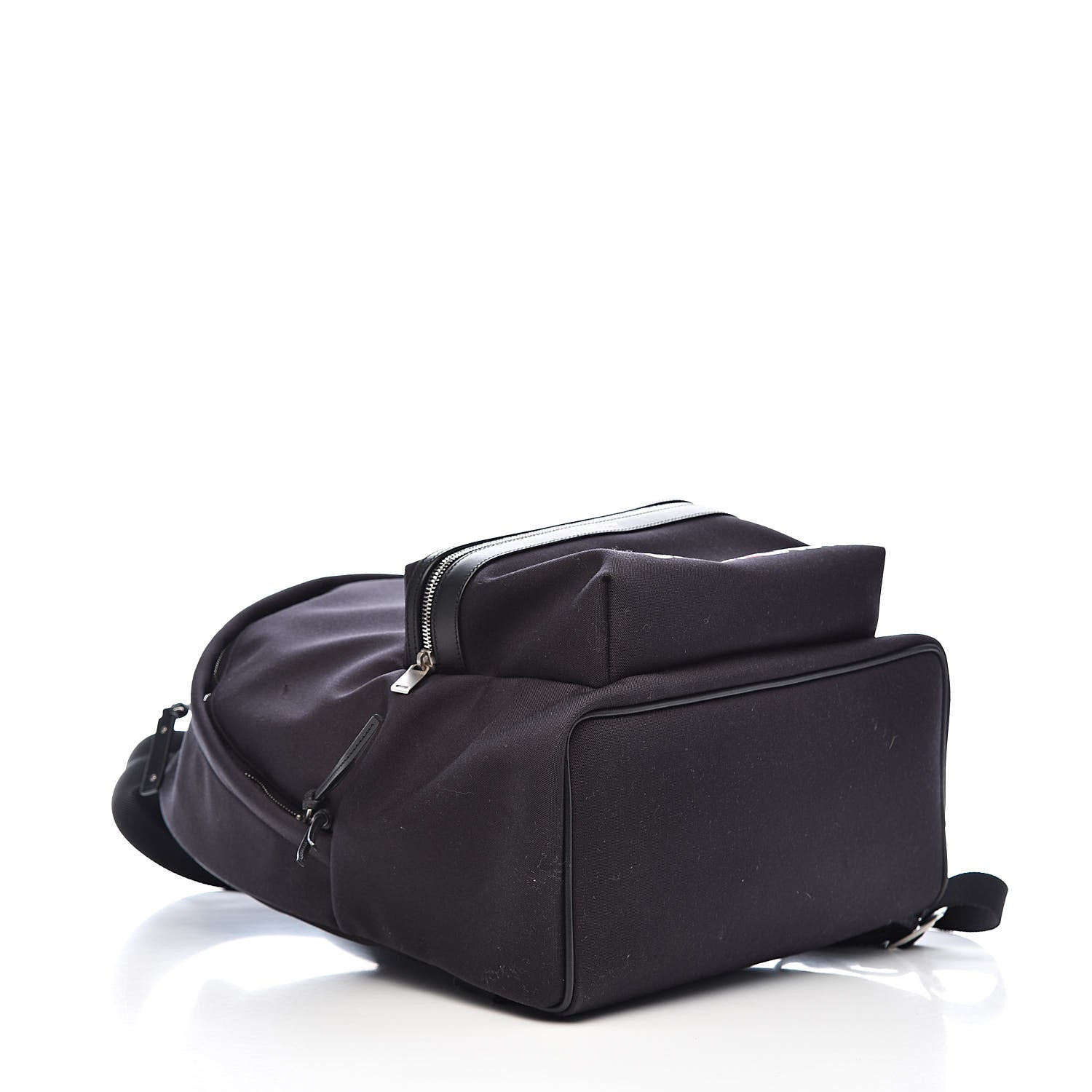 Saint Laurent Canvas Logo City Backpack Navy 4 of 12