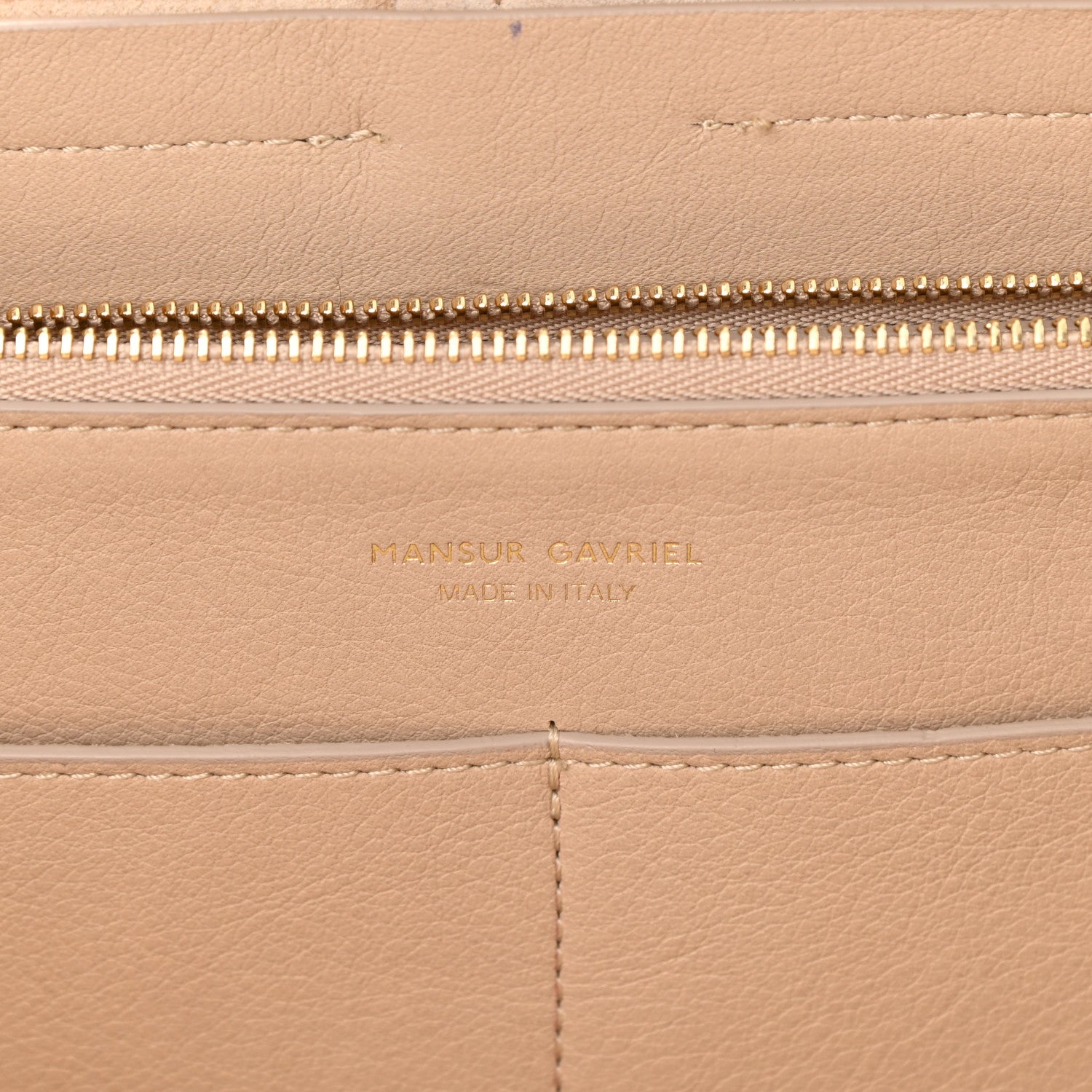 Mansur Gavriel Calfskin Zip Multitude Tote Aglio 6 of 9