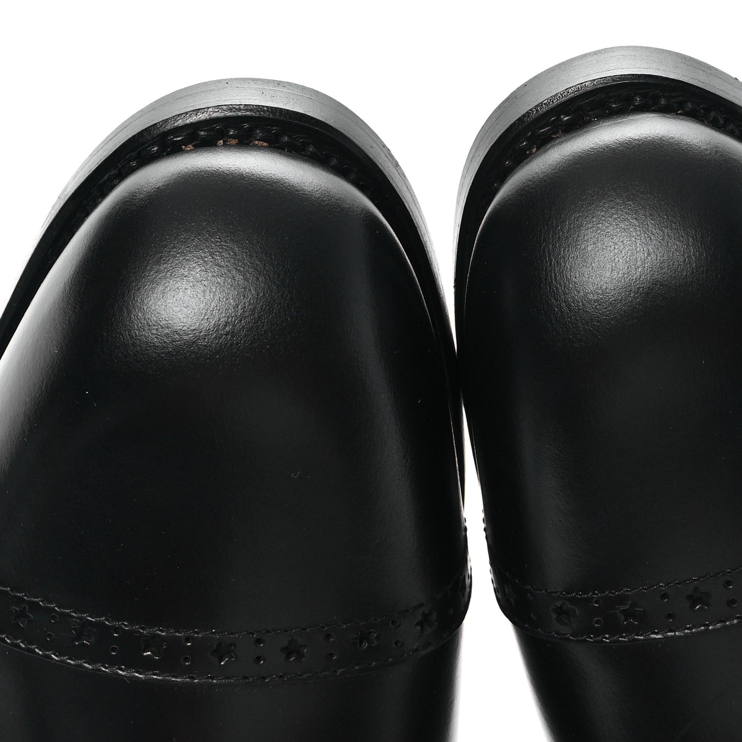 Calfskin Mens Double Monk Strap Loafers 11.5 Black