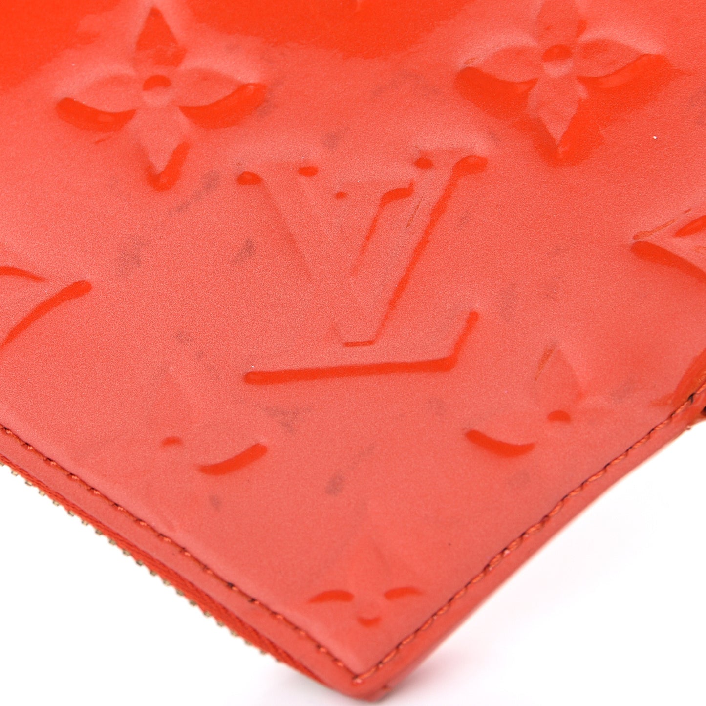 Vernis Heart Coin Purse Orange Sunset