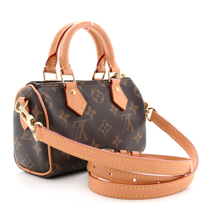 Louis Vuitton Monogram Nano Speedy Bandouliere 3 of 11