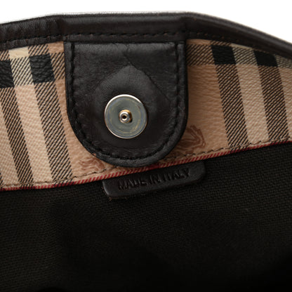 Burberry Haymarket Check Small Canterbury Tote Brown 8 of 17