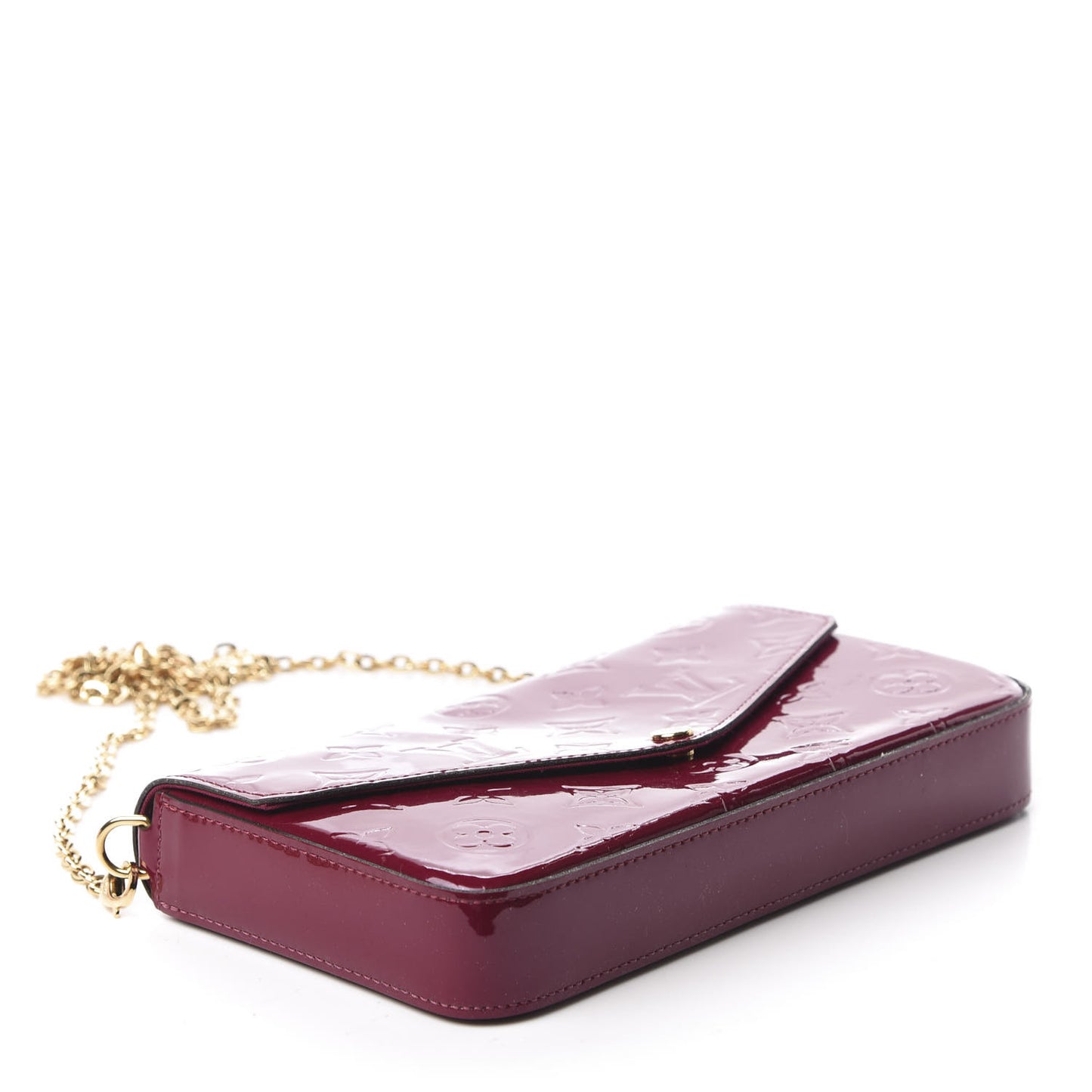 Vernis Felicie Chain Wallet Magenta