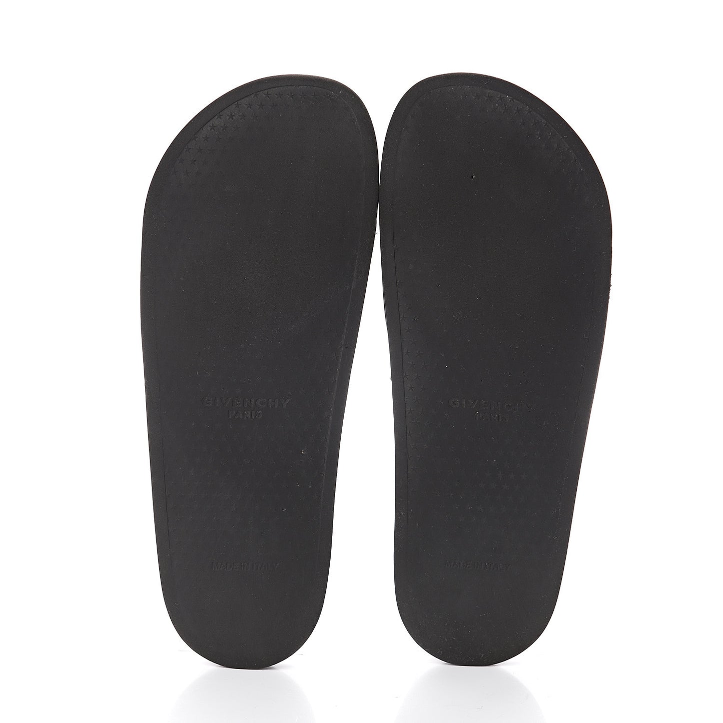 Rubber Logo Pool Slide Sandals 12 Black