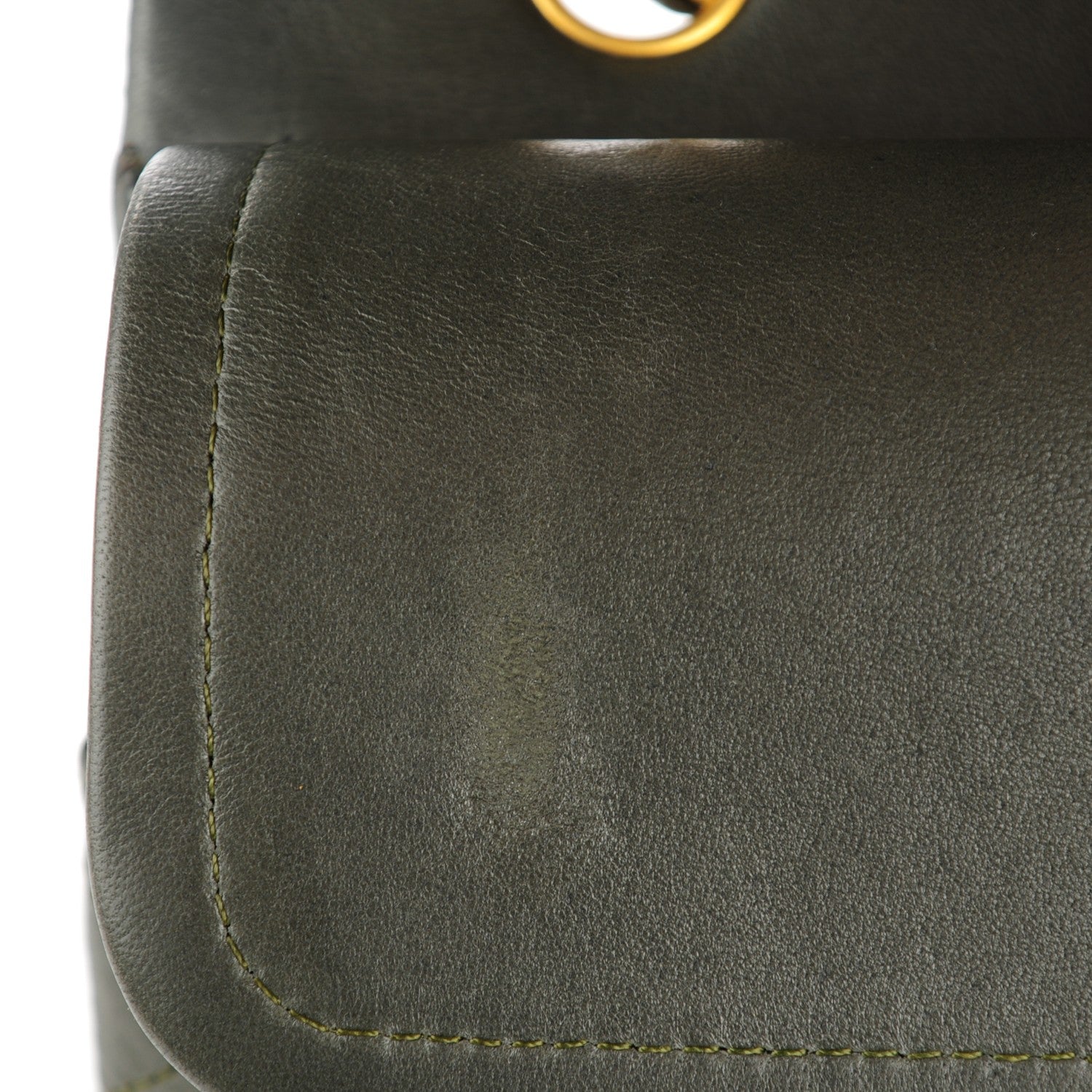 Chanel Lambskin Quilted Medium Double Flap Dark Green 10 of 10