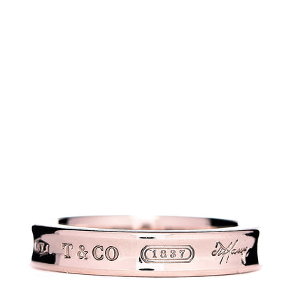 Tiffany Rubedo Narrow 1837 Band Ring 53 6.5 1 of 5