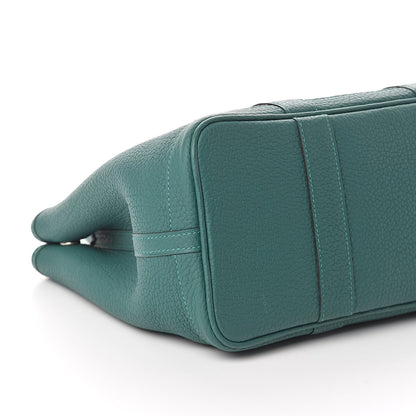 Hermes Negonda Garden Party Tote 30 TPM Malachite 9 of 10