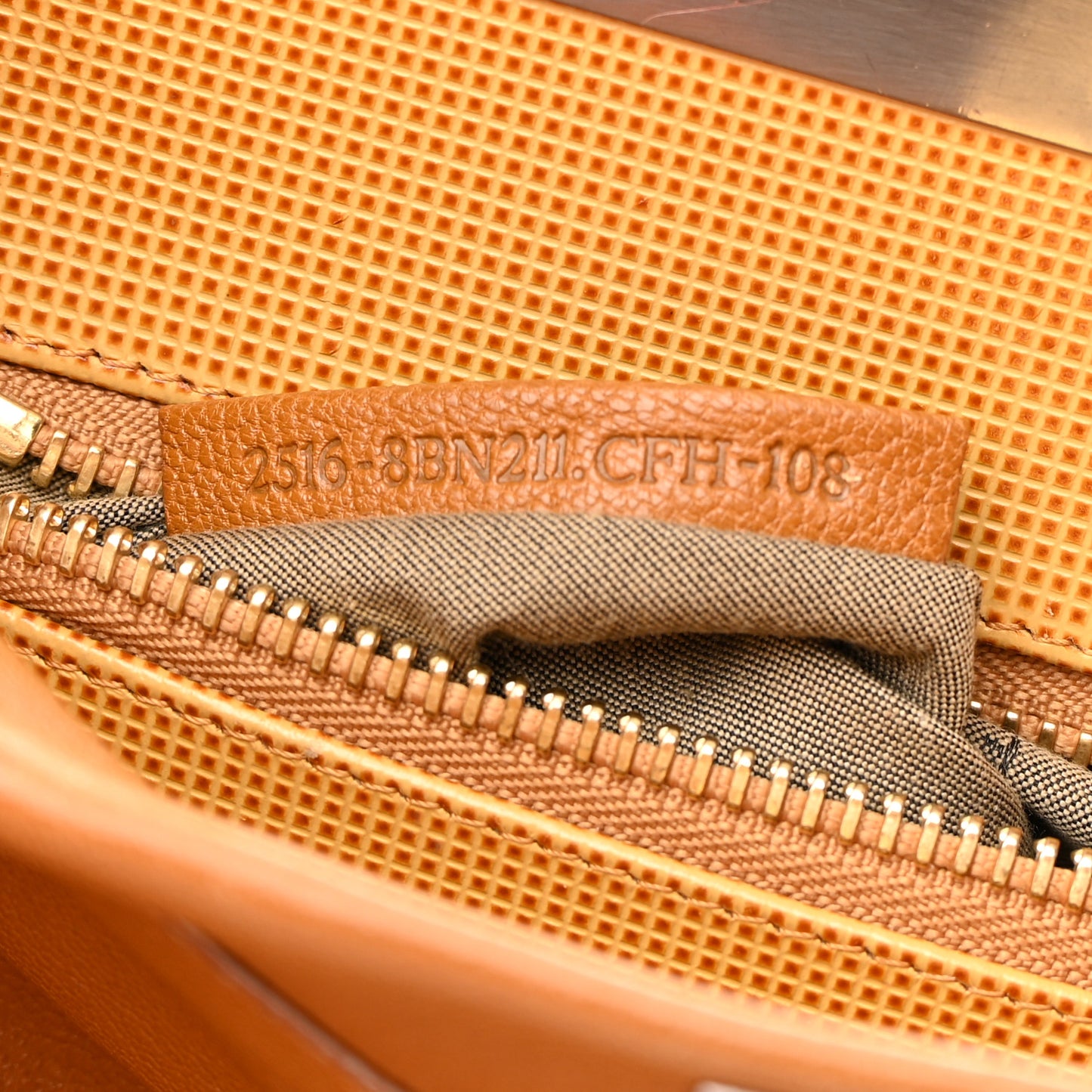 Goatskin Medium Peekaboo Iconic Satchel Camel