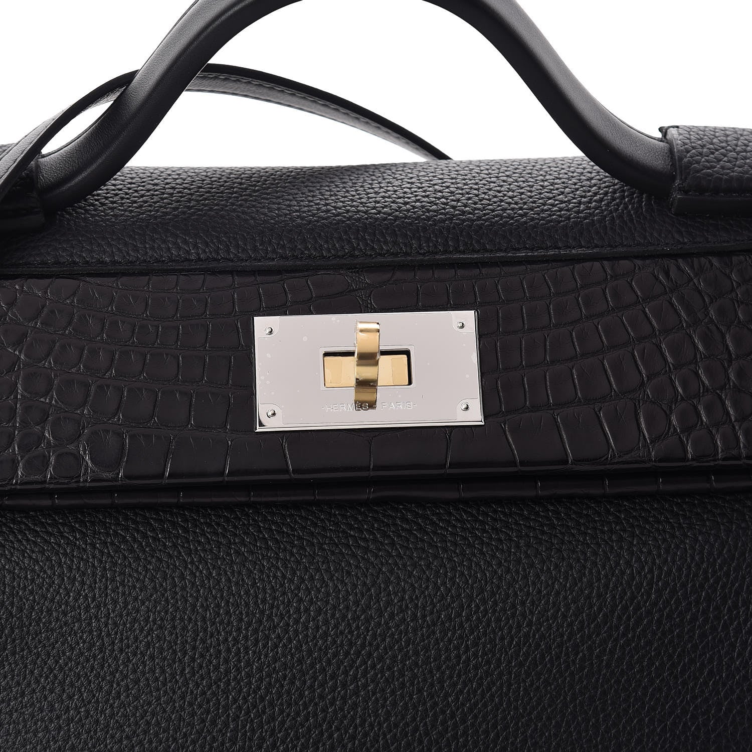 Hermes Togo Matte Alligator Swift Touch 24/24 29 Black 8 of 11