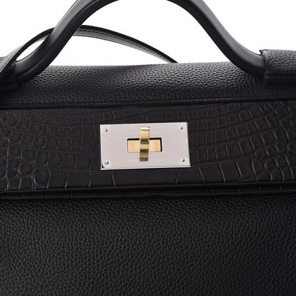 Hermes Togo Matte Alligator Swift Touch 24/24 29 Black 8 of 11