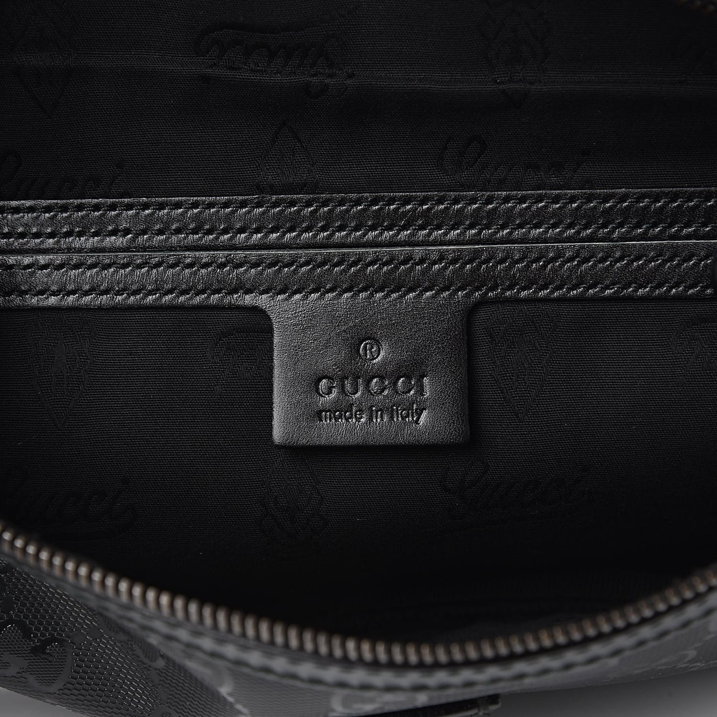 Imprime Monogram Belt Bag Black