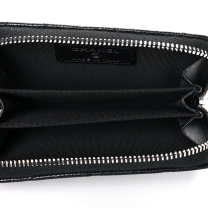 Chanel Caviar Quilted Zip Coin Purse Black 5 of 10