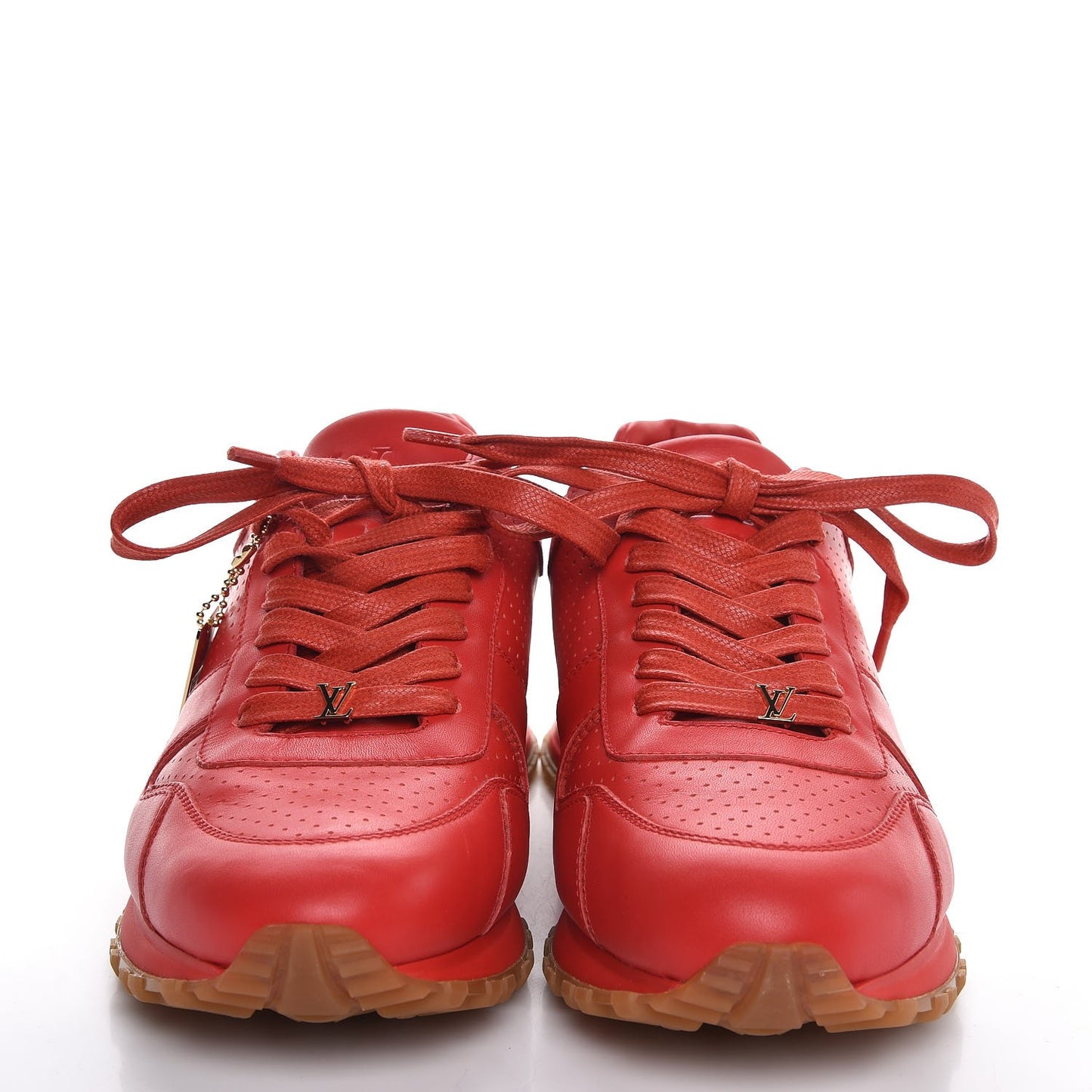 X SUPREME Calfskin Run Away Sneakers 7 Red
