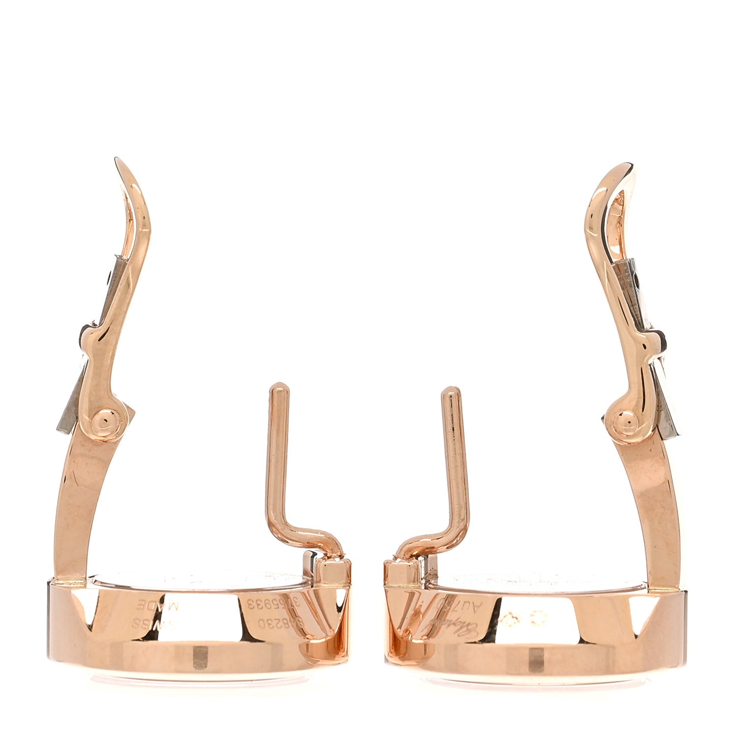 18K Rose White Gold Diamond Happy Spirit Earrings