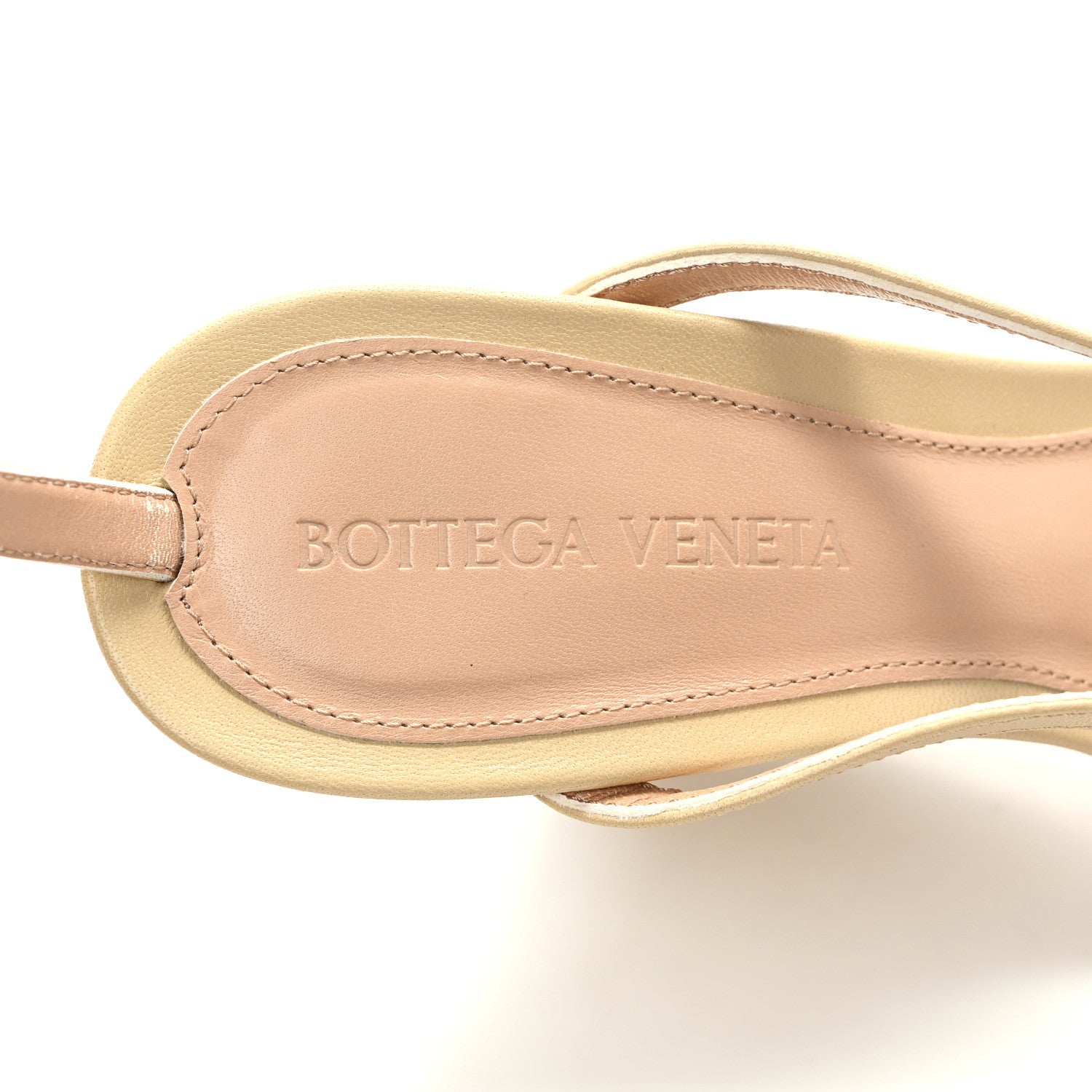 Bottega Veneta Lambskin Stretch Lounge Wedge Sandals 36 Maple 6 of 7