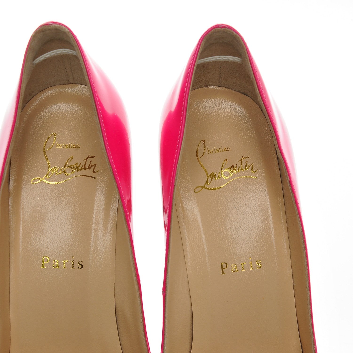 Christian Louboutin Patent Pigalle 120 Pumps 35.5 Rose Matador 7 of 7