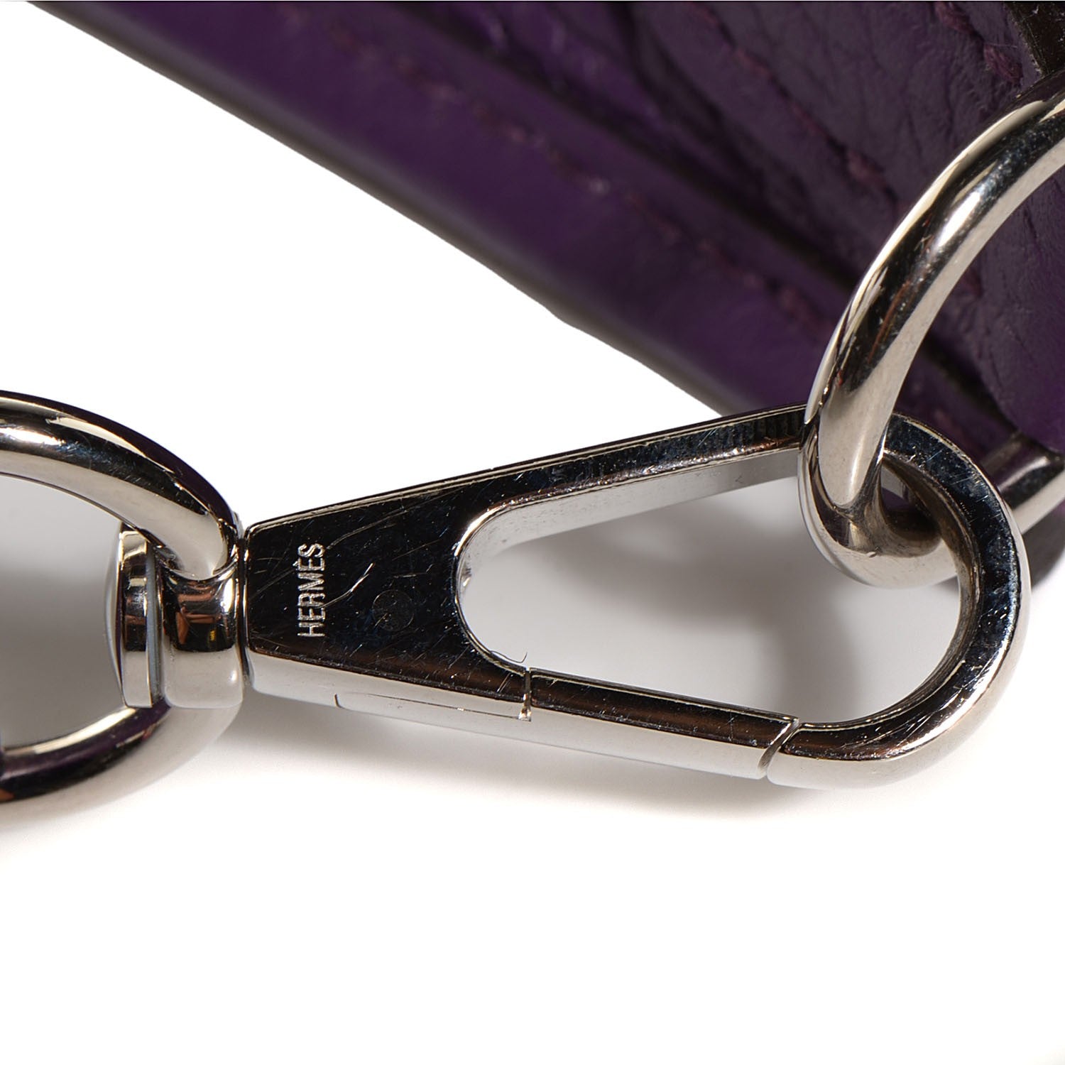 Hermes Taurillon Clemence Evelyne TPM Ultraviolet 13 of 16
