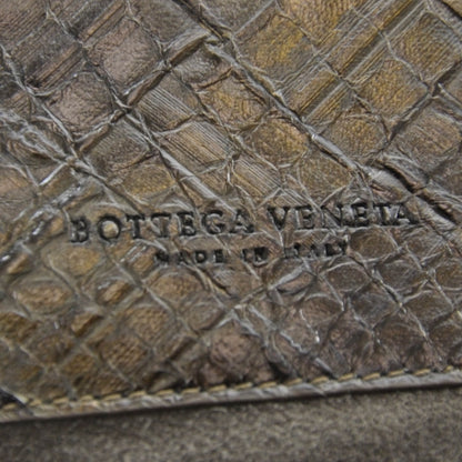 Bottega Veneta Woven Python Large Tote Cigar 10 of 10