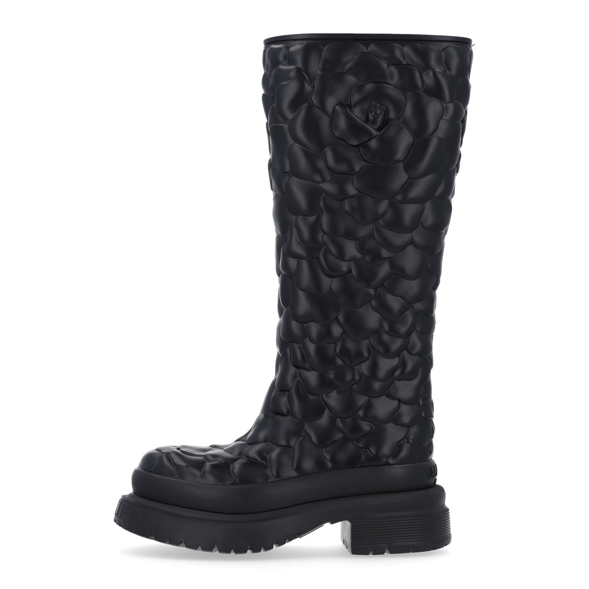 Rubber Atelier 03 Rose Edition 30/50mm Tall Rainboots 35 Black