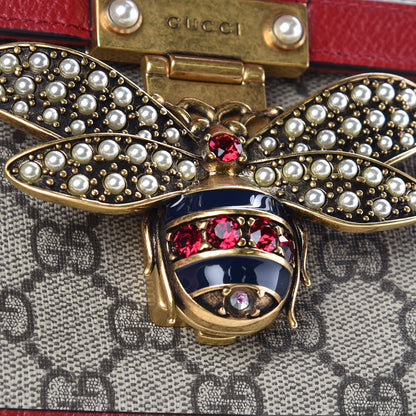 Gucci GG Supreme Monogram Medium Queen Margaret Shoulder Bag Red 6 of 11