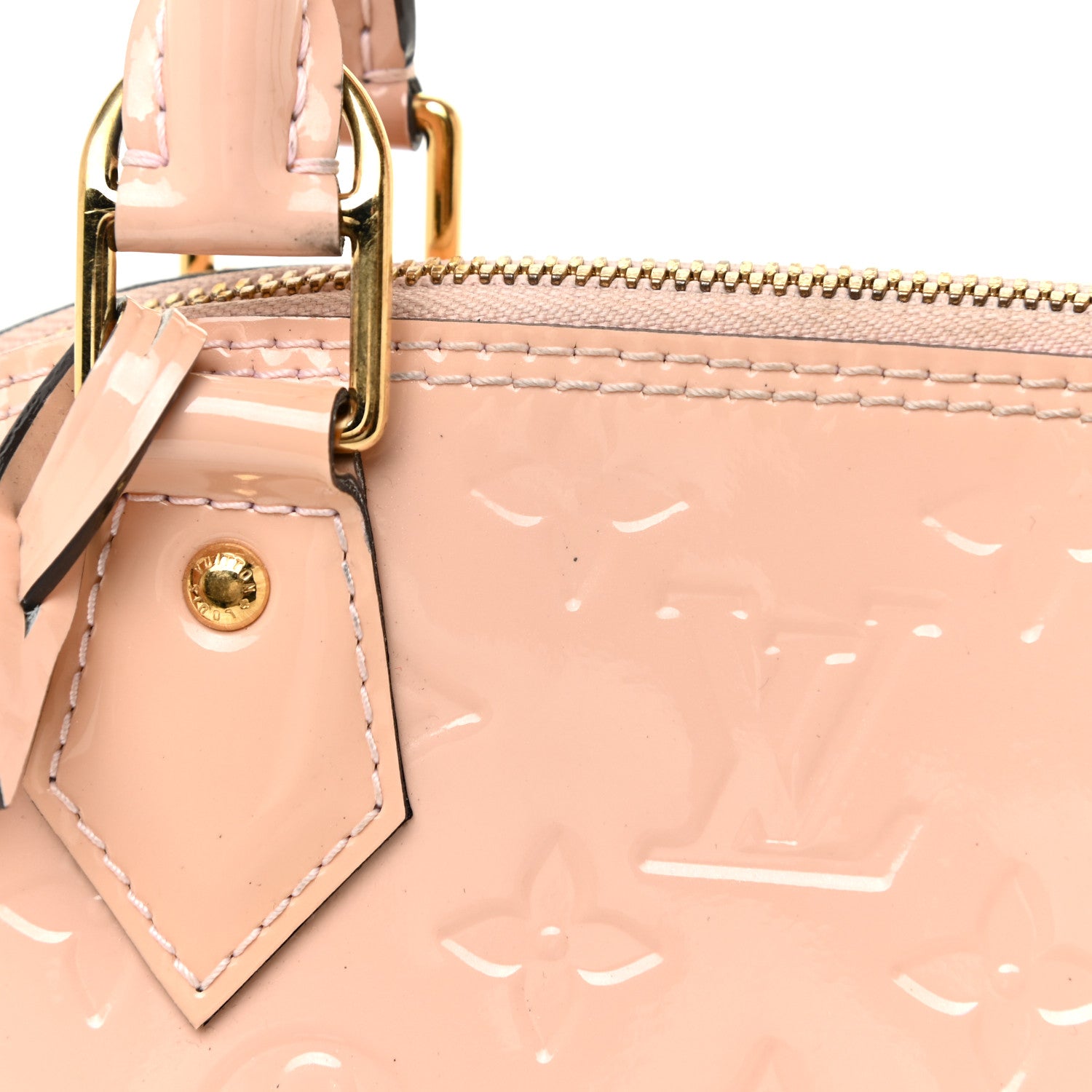 Louis Vuitton Vernis Alma BB Rose Angelique 13 of 16