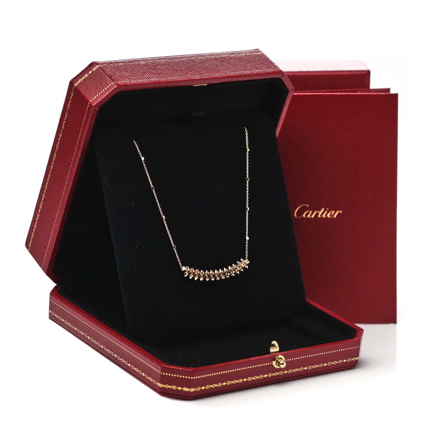 18K Pink Gold Small Clash de Cartier Necklace