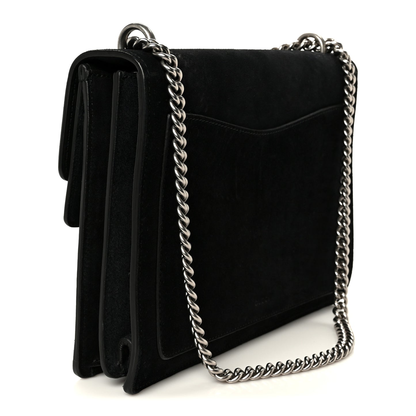 Suede Medium Dionysus Shoulder Bag Black